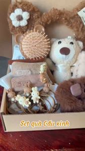 Set Quà Gấu Xinh LINDO Quà tặng Sinh Nhật Valentine 8/3 20/10 Quà tặng Bạn Gái Các Dịp Đặc Biệt