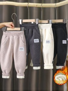 Fleece Thickened Warm Childrens Pants