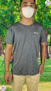 Áo thun nam thao tay ngắn chất thun mè đốm co giản mền mại tannguyen store (ĐOM CTAY 01)