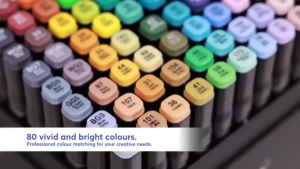 168Colors Marker Alcohol Markers Set Color Pen Art Marker Pen Drawing Highlighter Pen Coloring Set
