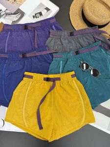 กางเกงขาสั้นกีฬาผู้หญิงฤดูร้อน ทรงสลิมฟิต ทรงเอวสูง ทรงหลวม ทรงลำลอง ทรงบาง กางเกงขาสั้นผ้าฝ้ายผสมโพลีเอสเตอร์