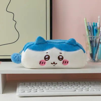 Chiikawa Hachiware Usagi Pencil Case Cute Anime Cartoon Pen Bag Student Desktop Stationery Storage Bag New Term Pencil Case Gift