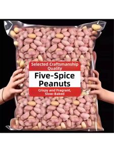 Multi-Flavored Baked Peanuts