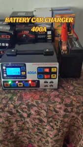 Car Battery Charger 12V 24V Heavy Duty Intelligent Pulse Repair Baterrycharger Fast Charging Automatic Voltage Power Saving