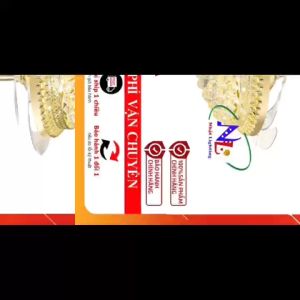 Đèn quạt trần tân cổ điển - Đèn quạt trần pha lê - Đèn quạt trần giấu cánh Qvifa-22 lắp Salon tóc Studio áo cưới phòng khách