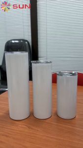 Botol Minum Tumbler/Termos/Mug Putih Polos Coating Sublim