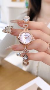 Sunlifex Jam Tangan Wanita Original Berlian Anggun Tali Gelang Gaya Korea Jam Tangan Cewek Anti Air
