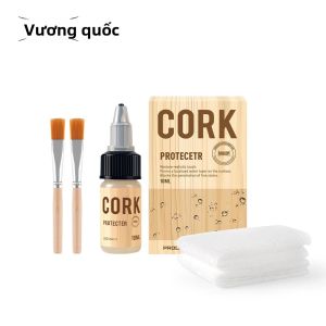 Vương Quốc Cần Tay Cầm Nút Chai Bảo Trì Dán 10Ml Trong Suốt Chống Thấm Nước Chống Ăn Mòn Chống Nứt Gỗ Bảo Vệ Cho Dụng Cụ Câu Cá