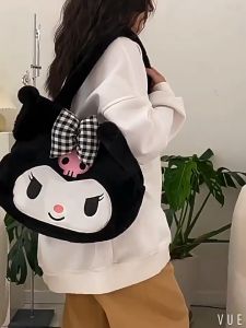 กระเป๋าตุ๊กตาน่ารัก ความจุขนาดใหญ่ กระเป๋าสะพายข้างผู้หญิง กระเป๋าถือ ช้อปปิ้ง กระเป๋าถือสำหรับแฟนสาว ลำลอง นุ่ม น่ารัก กระเป๋าผู้หญิง