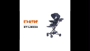 Magic Stroller Exotic LW234: Sabuk Pengaman 3 Titik & Bayi Stroller Jok 2 Arah