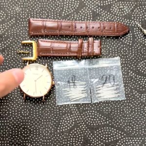 Combo 5 Bộ (10 Cái) Chốt Lò Xo (Suốt) Gắn Dây Đồng Hồ Đủ Size