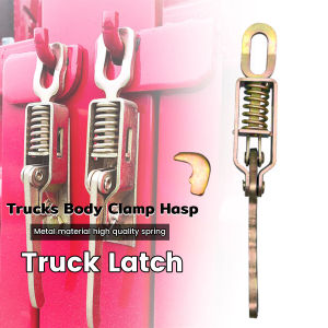 LoviRa Truck Trailer Body Clamp Hasp Metal Buckle Lock Fastener Latch Catch Lockable