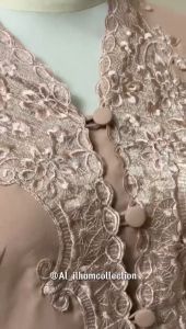 KEBAYA ENCIM DEWASA BORDIR TANGAN PANJANG KATUN PREMIUM KEBAYA MODEREN KEBAYA WISUDA KEBAYA JUMBO