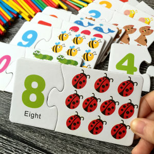 DUOLAI | Number Recognition Matching Cards Early Education Toys