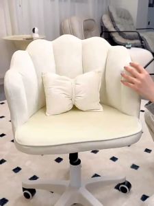 🪑 เก้าอี้ทำงาน & ตกแต่งบ้าน 💫 เบาะกำมะหยี่ ✨ ปรับสูงได้ วางคู่โต๊ะเครื่องแป้ง  2 สี💨 พร้อมส่งฟรี