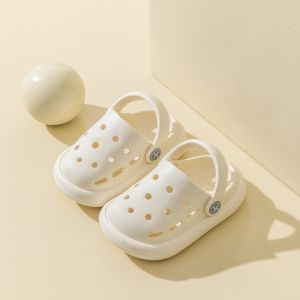 Baby Girls Summer EVA Material Slippers Home Anti-slip Walk Shoes Cute Cartoon Style Slip-On Kids Sandals for Growing Feet