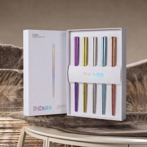 BAICHANG | Food-grade Antibacterial and Anti-mildew Titanium Chopsticks
