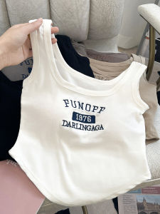 【M-5XL 40-120kg】 胖mm2-300斤大码吊带背心内搭美背网红外穿夏季带胸垫不规则上衣 fat bigsize overszie T-shirts ❇