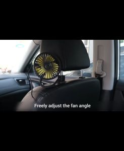 SEAMETAL Kipas Angin Interior Mobil Usb Fan Kipas Angin Kecil Mobil Fan 12V 24V Universial Car Fan Mobil Interior Berlaku Mini Fan Blower Kipas Angin Mobil Truk Murah Usb Chargable COD