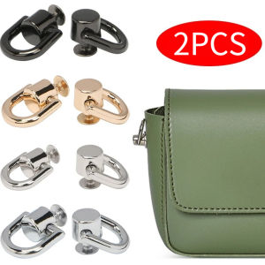 D-shaped Ring Bag Side Clip Buckles Metal Buckle Handbag Repair Kit Replace Chain Buckle Handles Connector Hardware Accessories