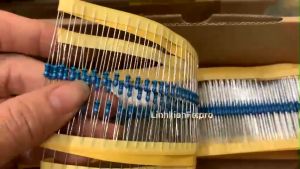 Điện trở 220R 1/4W 1% chân đồng túi 50c - Fixpro