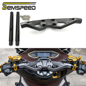 SEMSPEED Motorcycle CNC Separate Handlebar Clip Ons Mount Handle Bar Fork Support For Honda PCX 160 150 125 PCX160 2012-2023 2024