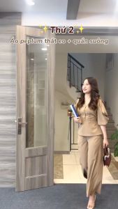 [Voucher 15% MOV 199K cap 100K  Quần dài dáng suông công sở HeraDG thiết kế túi chéo chất liệu Tuysi cao cấp STBC3002Q