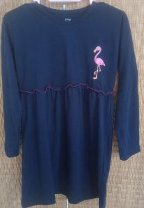 YEAY!! KAOS TUNIK ANAK FLAMINGO WARNA NAVY