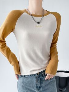 MiiOW | Áo sơ mi nữ dài tay cổ tròn dày dặn mùa thu đông Áo lót bên trong Áo khoác ngoài cao cấp Áo sơ mi nữ MiiOW Cat Person