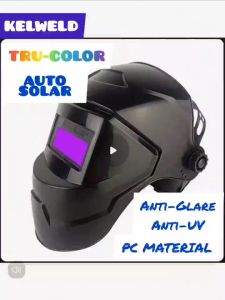 KELWELD High-Quality Auto Darkening Welding Helmet with True-Color Lenses and Comfortable Design for Safe Welding Cutting and Grinding
