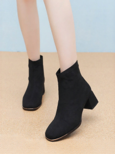 Josiny | Autumn Winter Suede Ankle Boots