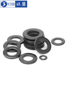Yi Se Dian Zi | Black Wide and Thin 304 Stainless Steel Washers