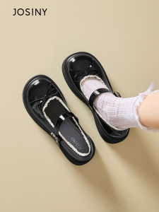 Josiny | Black Lolita Mary Jane Flat Shoes
