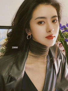 Pure Silver Earring Hoops for Pierced Ears Fashionable Korean Style Womens Jewelry Fresh out New 2025 Bestseller