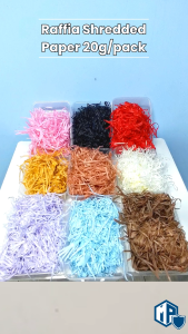 Raffia Shredded Paper for Gift 20g | Gift Box Packaging | Packing Paper | Gift Paper | Wrapping Paper | Paper Strips