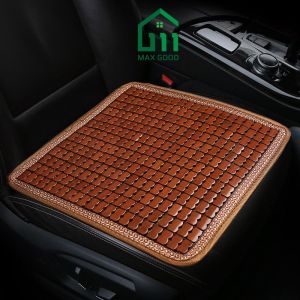 Thảm lót ghế bằng tre trúc cho ghế văn phòng ô tô Có Hạt Bám Dính thoáng mát thoải mái 45x45cm