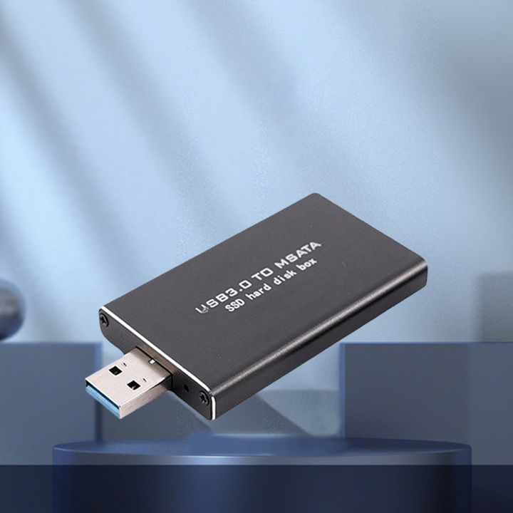 Mini SSD MSATA To USB Hard Drive Case 6Gbps MSATA To USB