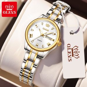 Đồng hồ nữ Olevs Chống Thấm Nước Bằng dây đeo Thép Không Gỉ Thời Trang chống xước chống nước tốt