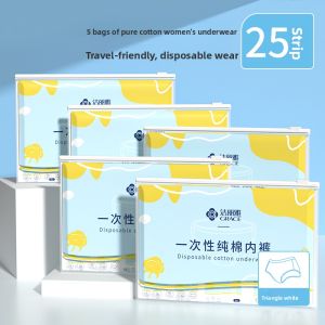 Travel Pure Cotton Disposable Underpants 30 Pack Grace