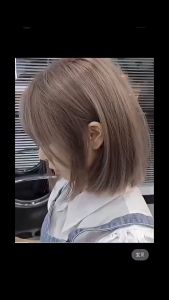 สีย้อมผม 200ML ครบทุกสี ไม่จำเป็นต้องฟอกขาวอ่อนโยนไม่ระคายเคือง สีติดทนนานเป็นธรรมชาติ ครีมย้อมผม