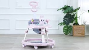 Baby Walker for Baby Girl Boy With Music Adjustable Safety 5 in 1 Multifunctional Foldable Walker with Handle