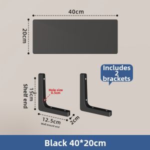 MUGG | Foldable Floating Wall Shelf Thick Wooden