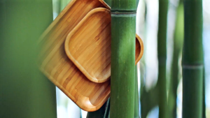 Wilmax England Square Bamboo Platter 33X33Cm