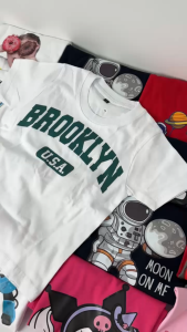 Kaos Anak laki-Perempuan Kata Kata Keren Katun Premium Fashion Pakaian anak 2-9 th