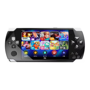X6 handheld game console 4.3-inch IPS HD color screen psp 64-bit arcade nes supports connecting TV to pre-install classic games
