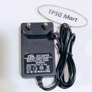 Adapter DC nguồn 5V - 2A / Đầu cắm 5.5mm X 2.1mm (Chân cắm Tròn EU)