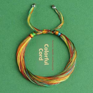 MONLEYTA | Colorful Hand-Knitted Bracelet For Men Women And Children Good Luck Health And Happiness Wishing Bracelet Gift For Dragon Boat Festival