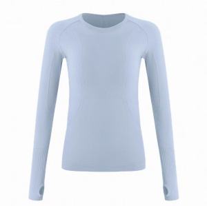 Slimming Running Training Tight Clothes Long Sleeve Yoga Skin-like Fitness Sports T-shirt Breathable Quick-drying Moisture-wicking