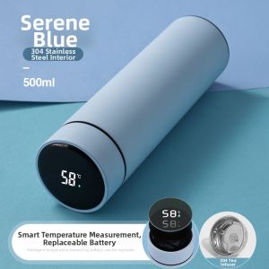 Smart Temperature Display Tea and Water Separation Insulated Cup