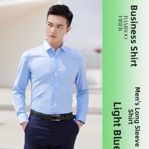 XINYU | Summer Eco Bamboo Fiber Short/Long Sleeve Shirt Set for Sales Profession Thin